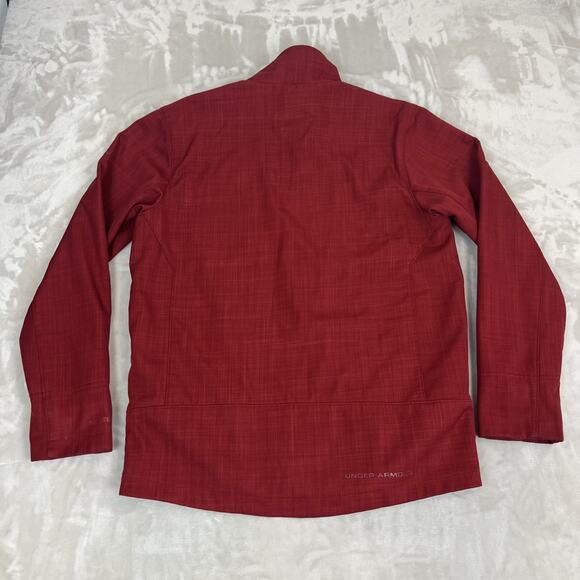 Under Armour Jacket Mens Medium Red Storm Infrared Full Zip Outdoor Techwear - Picture 9 of 13